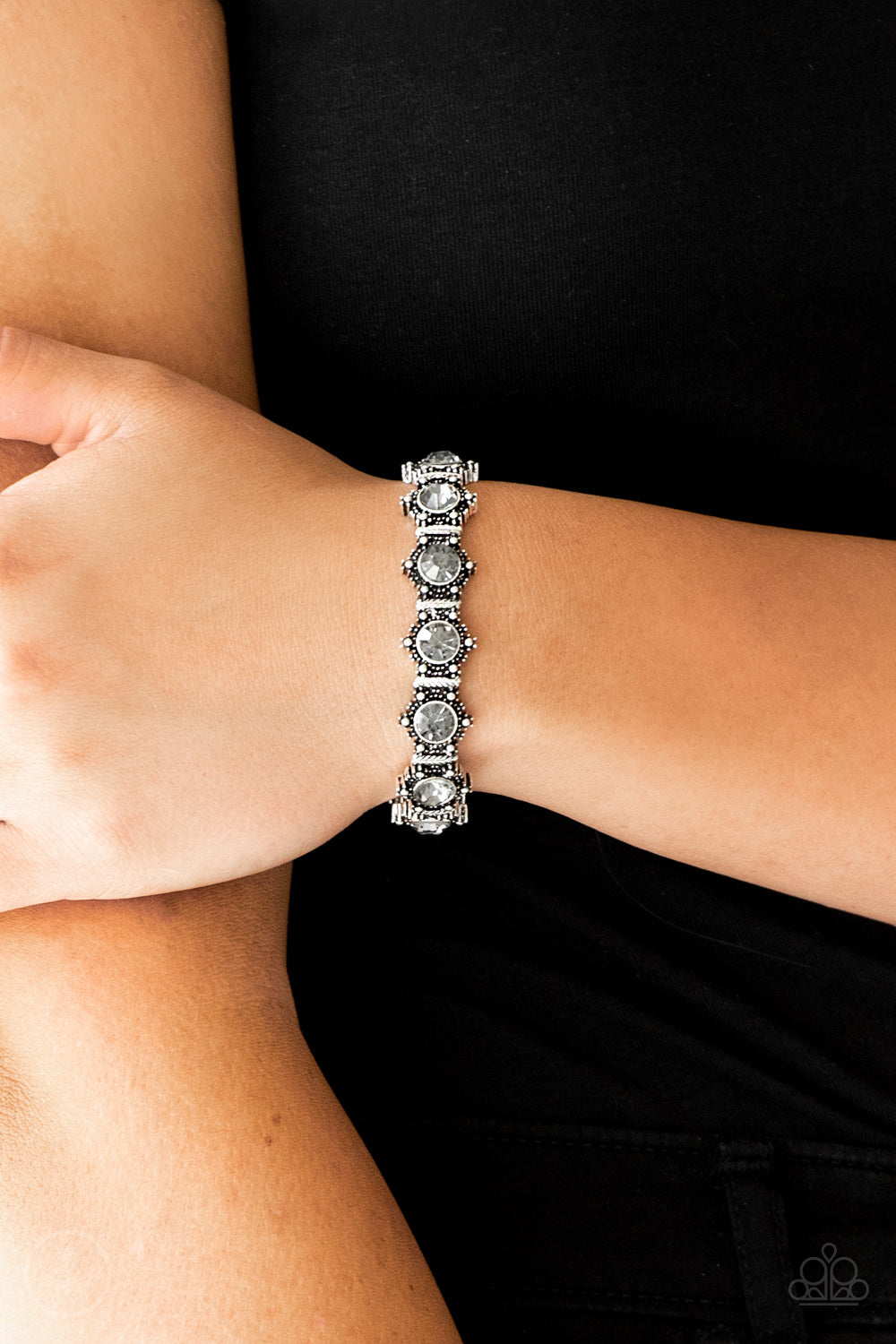 Paparazzi Accessories ✽ Strut Your Stuff - Silver Bracelet✽Flat Rate Ship $4.50✽