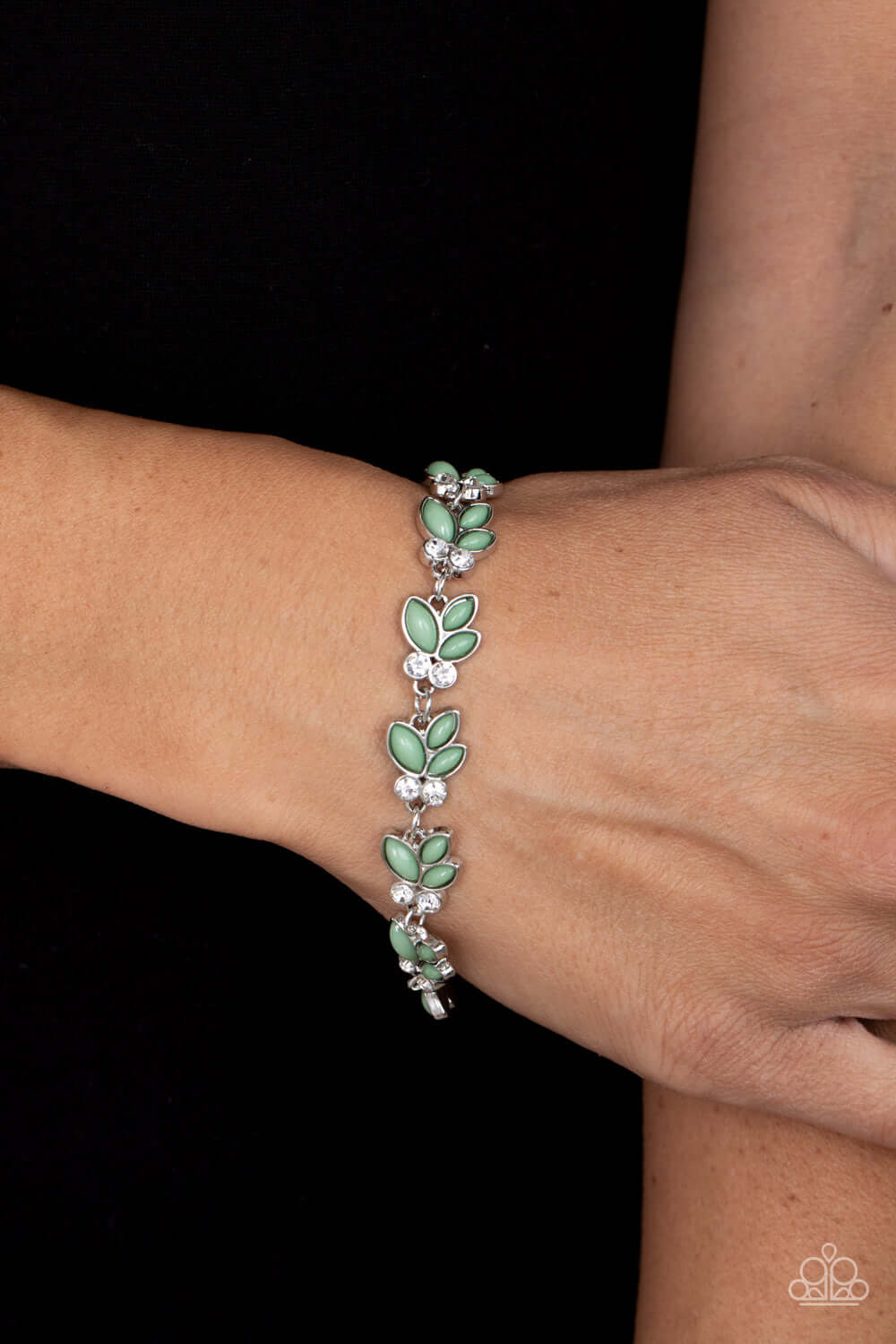 Paparazzi Accessories ❋Vineyard Variety - Green Bracelet❋ Flat Rate Ship $4.50❋ - Image #2