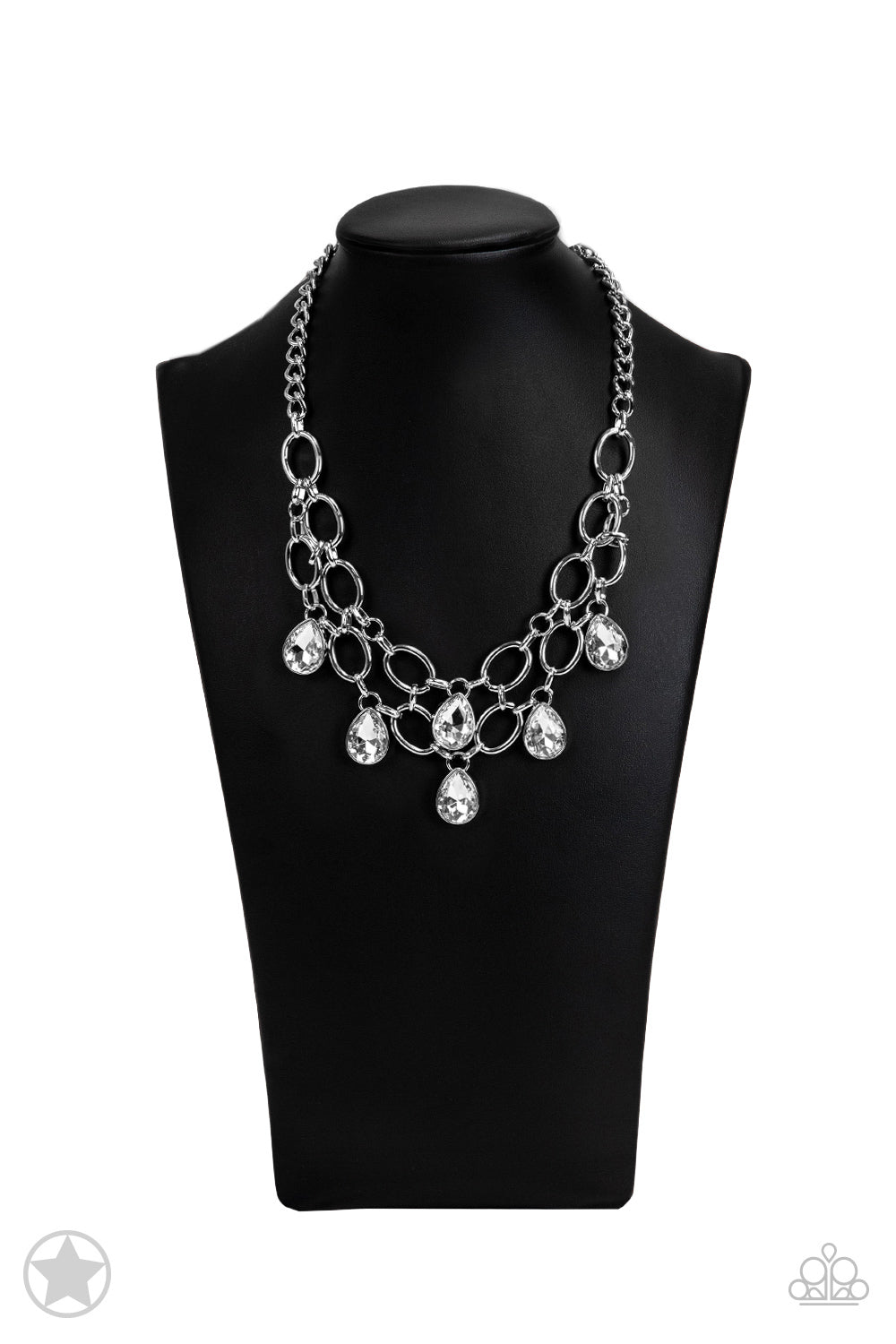 Paparazzi Accessories ✽ Show-Stopping Shimmer - White Necklace✽Flat Rate Ship $4.50✽