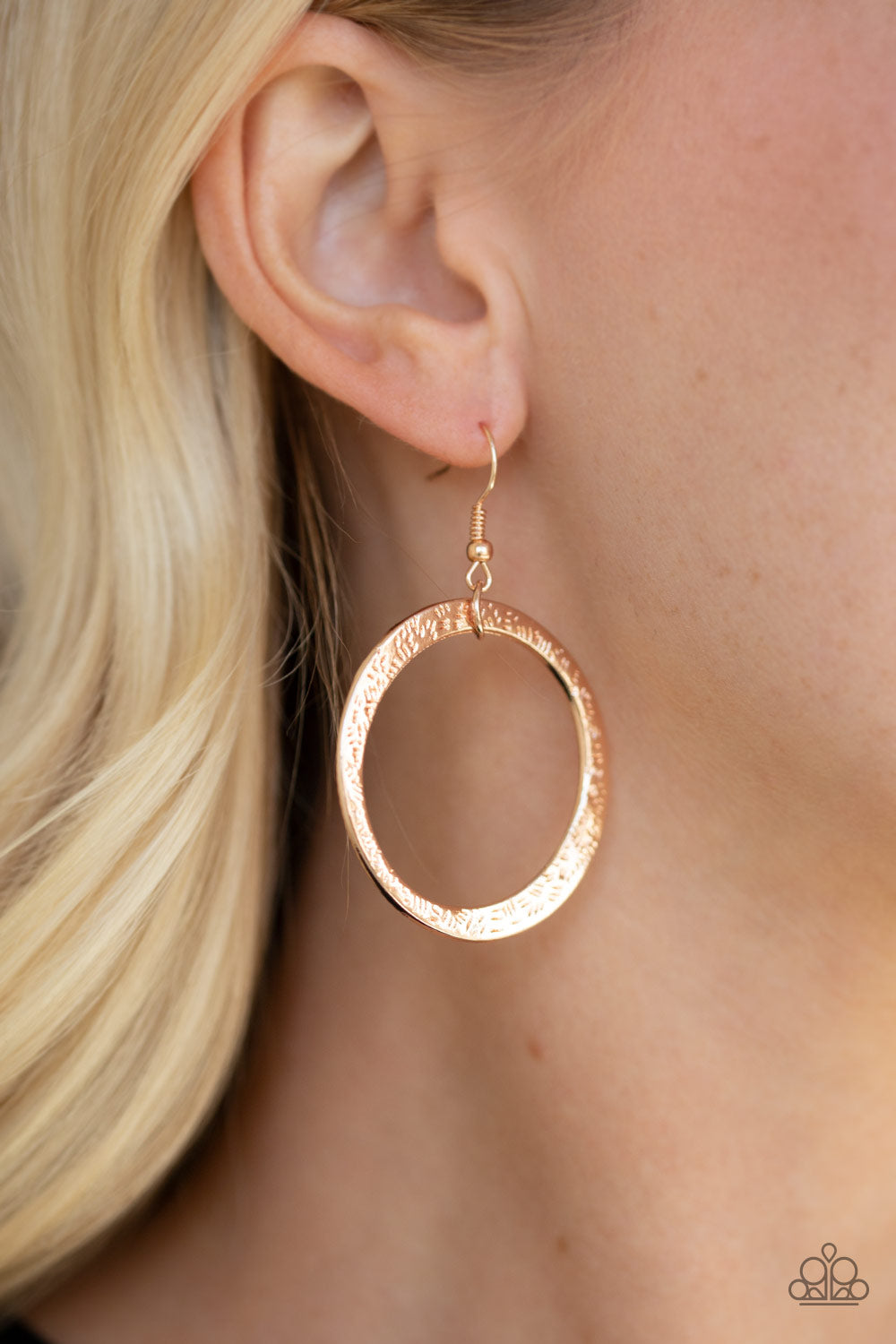 Paparazzi Accessories ✽ Wildly Wild-lust - Rose Gold Earrings✽Flat Rate Ship $4.50✽