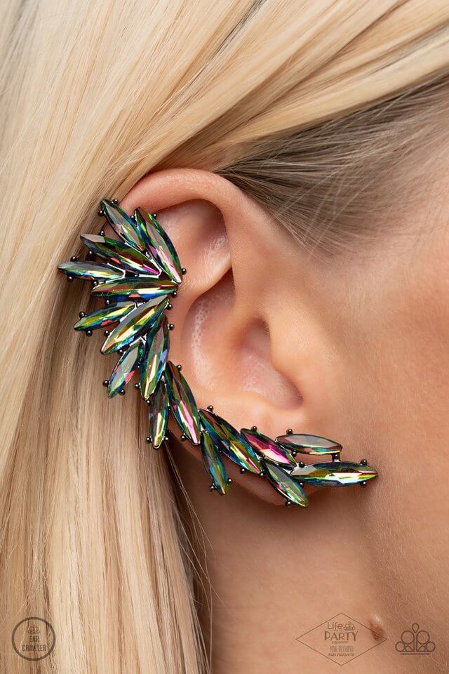 Paparazzi Accessories ❋Because ICE Said So - Multi Post Earrings❋ Flat Rate Ship $4.50❋ - Image #2