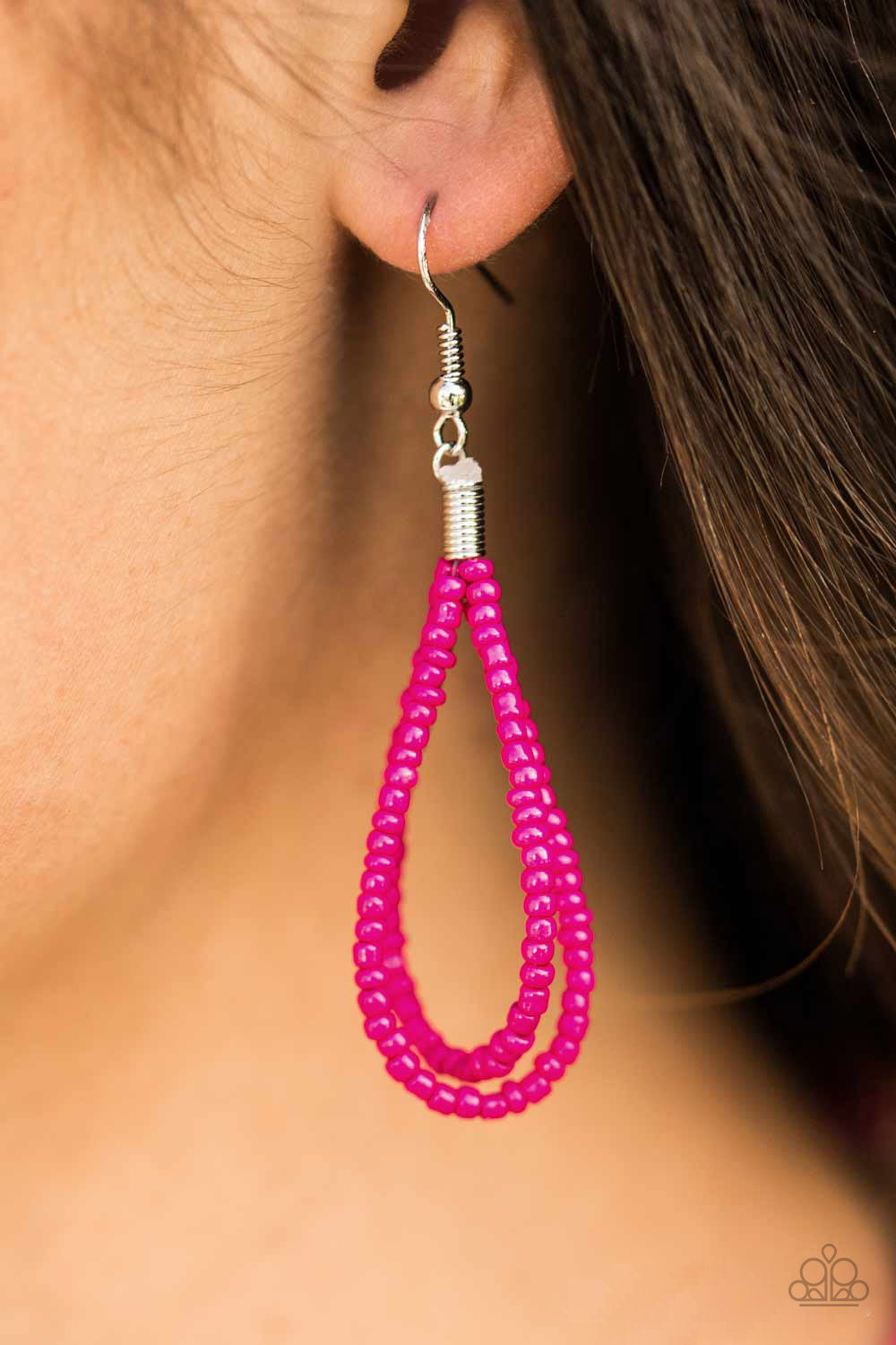 Paparazzi Accessories ✽ Let It BEAD - Pink Necklace✽Flat Rate Ship $4.50✽