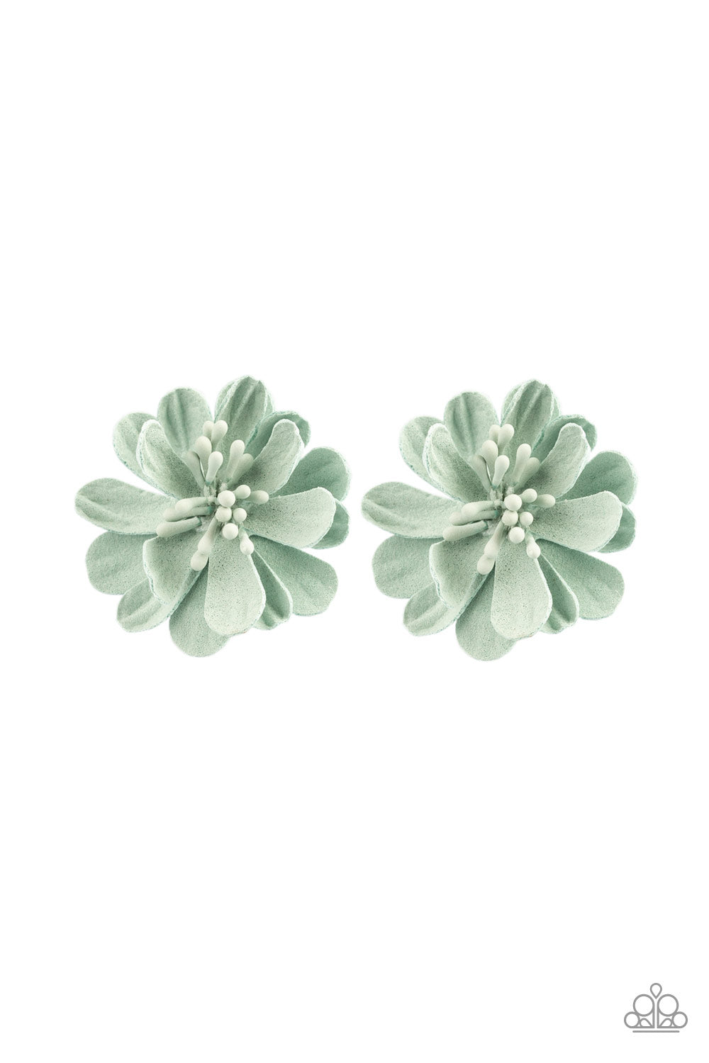 Paparazzi Accessories ✽ Awesome Apple Blossom - Green Hair Clip✽Flat Rate Ship $4.50✽