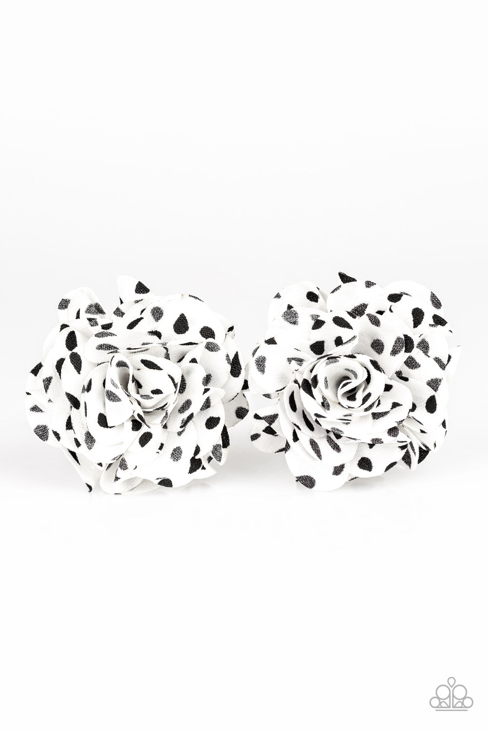 brought✽to✽you✽by✽blingflingbykat✽tiny-tea-roses-white-hair clip✽paparazzi-accessories
