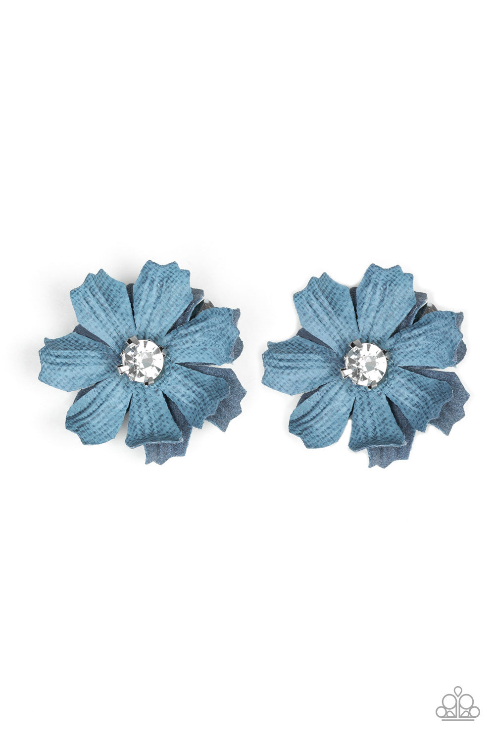 Paparazzi Accessories ✽ Candid Carnations - Blue Hair Clip✽Flat Rate Ship $4.50✽
