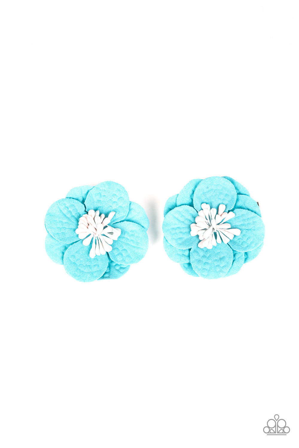 Paparazzi Accessories ✽ Serene In Sweet Pea - Blue Hair Clip✽Flat Rate Ship $4.50✽
