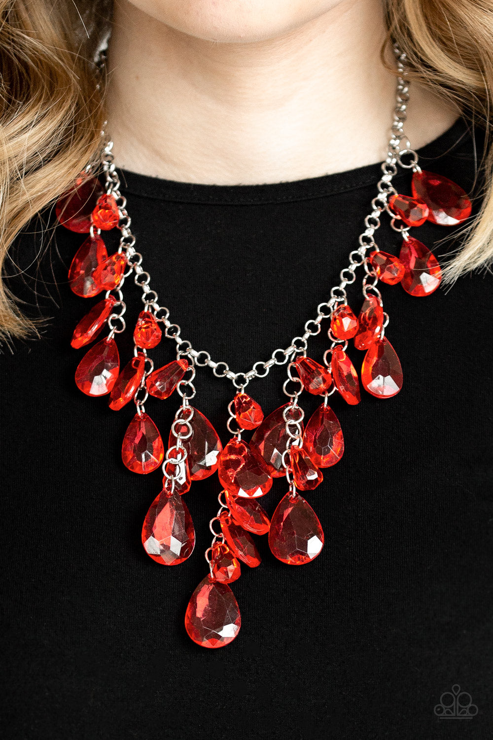 Paparazzi Accessories ✽ Irresistible Iridescence - Red Necklace✽Flat Rate Ship $4.50✽