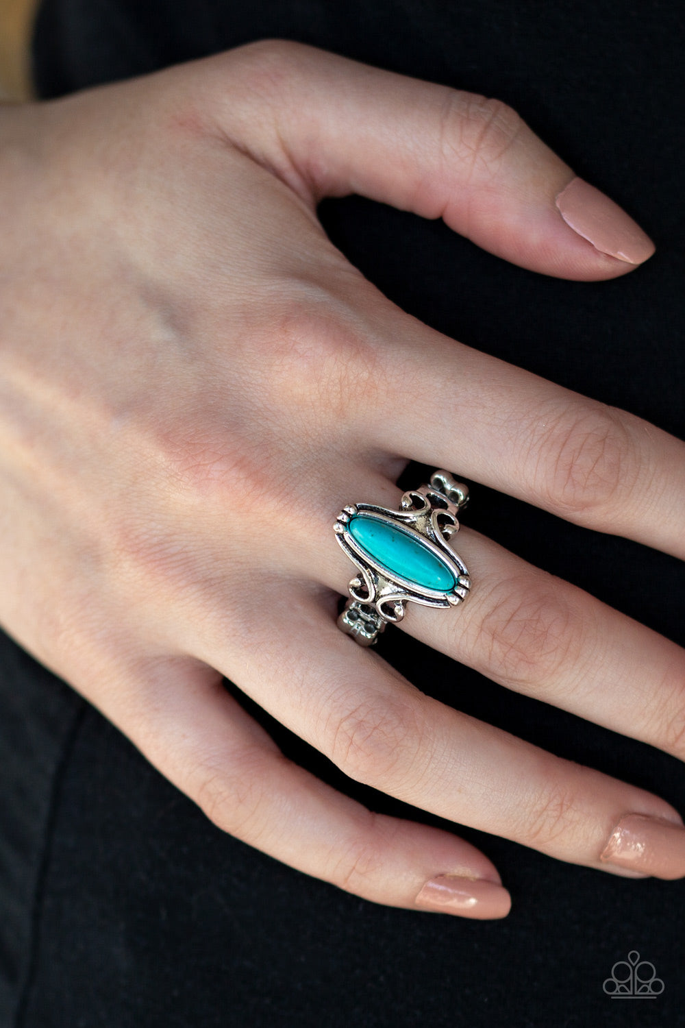 Paparazzi Accessories ✽ Desert Canyons - Blue Ring✽Flat Rate Ship $4.50✽