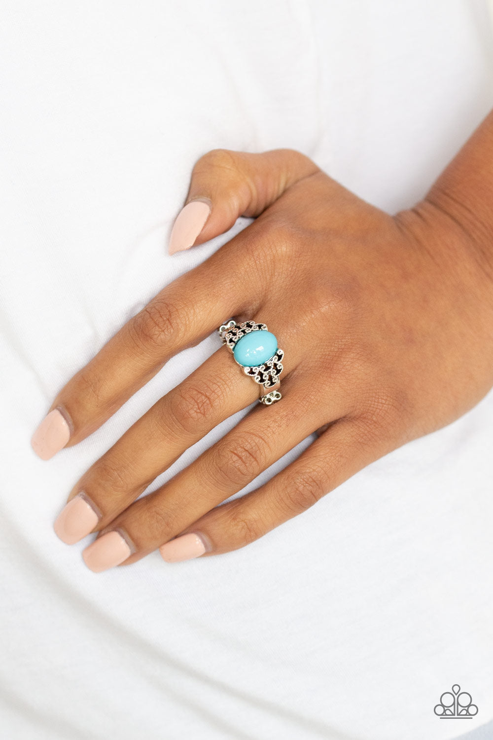Paparazzi Accessories ✽ Princess Problems - Blue Ring✽Flat Rate Ship $4.50✽