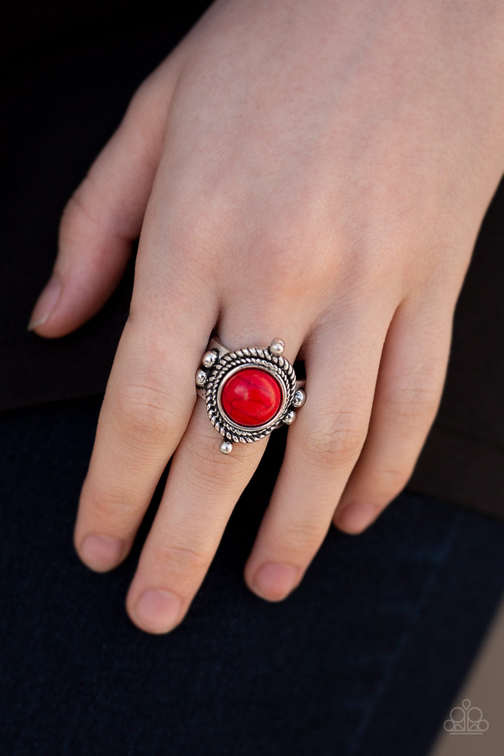 Paparazzi Accessories ✽ Prone To Wander - Red Ring✽Flat Rate Ship $4.50✽