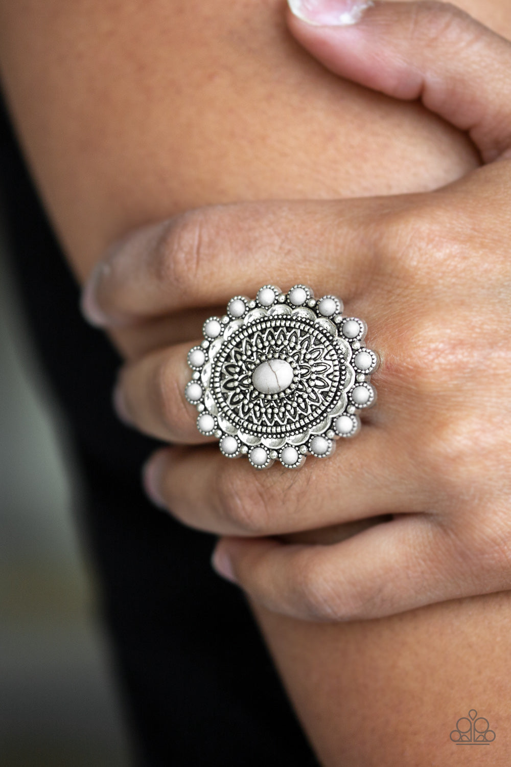 Paparazzi Accessories ❋Mesa Mandala - Silver Ring❋ Flat Rate Ship $4.50❋