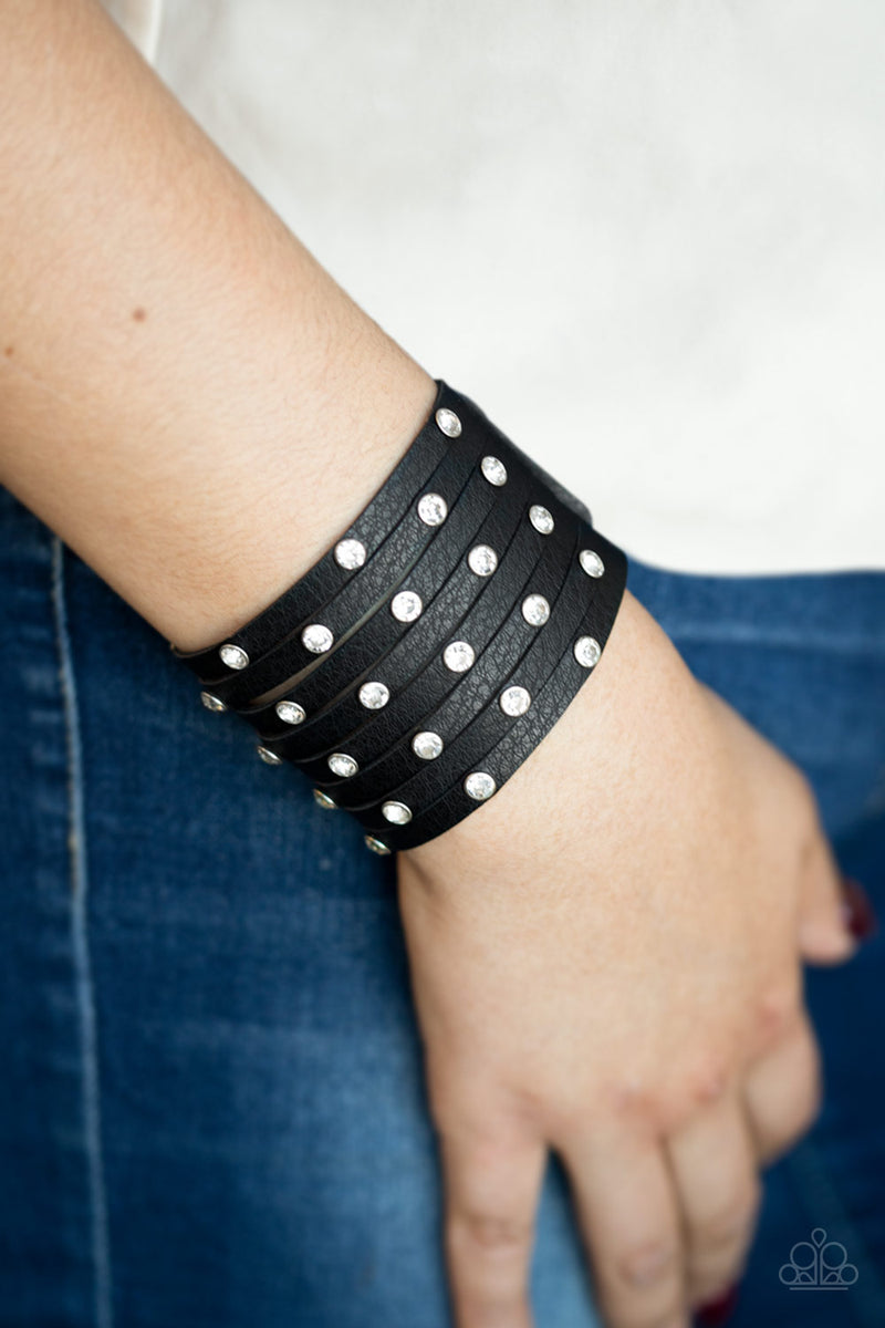 Paparazzi Accessories ❋Sass Squad - Black Bracelet❋ Flat Rate Ship $4.50❋
