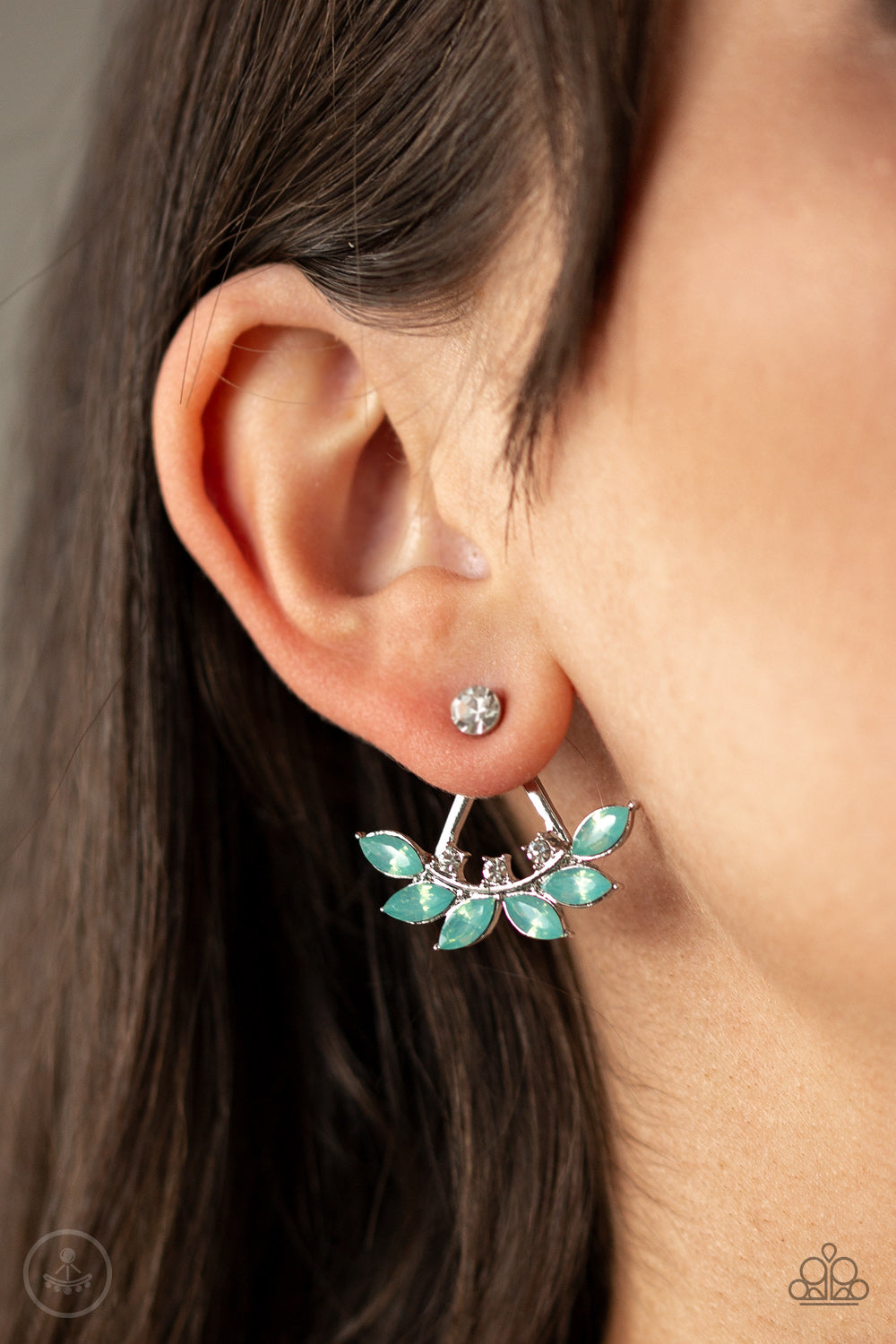 Paparazzi Accessories ✽ Forest Formal - Green Post Earrings✽Flat Rate Ship $4.50✽