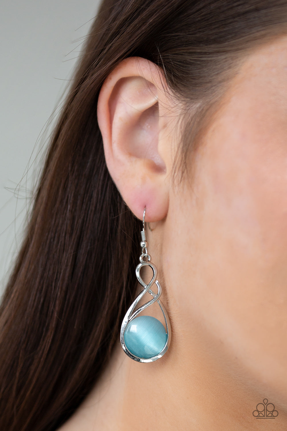 Paparazzi Accessories ✽ Swept Away - Blue Earrings✽Flat Rate Ship $4.50✽