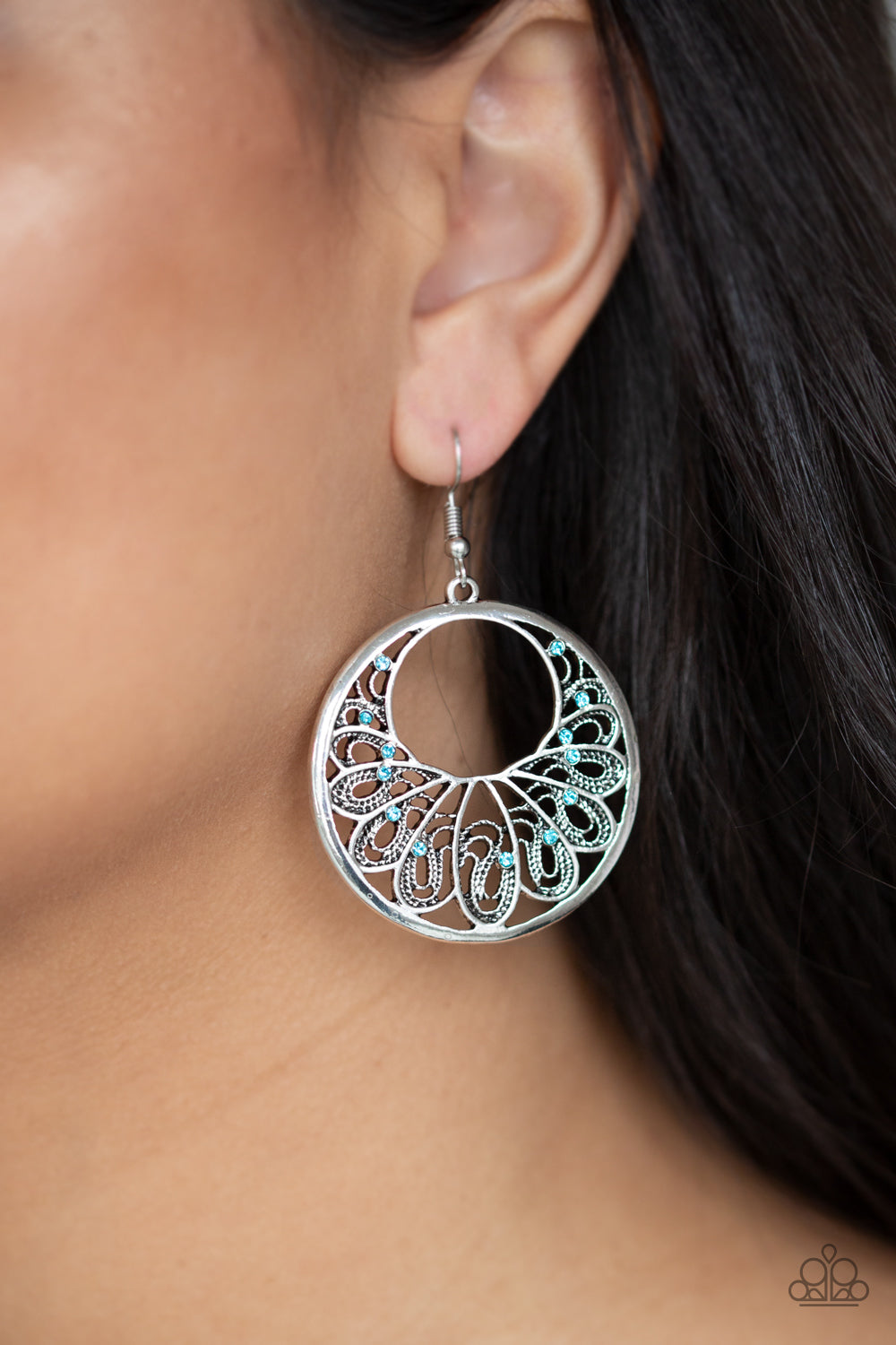 Paparazzi Accessories ✽ Fancy That - Blue Earrings✽Flat Rate Ship $4.50✽