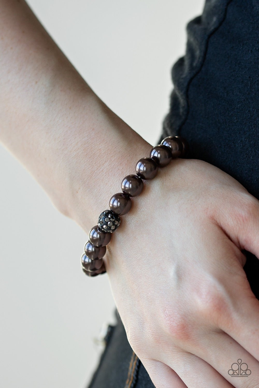 Paparazzi Accessories ✽ POSHing Your Luck - Black Bracelet✽Flat Rate Ship $4.50✽