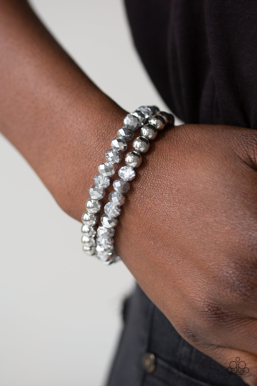 Paparazzi Accessories ✽ Chroma Color - Silver Bracelet✽Flat Rate Ship $4.50✽