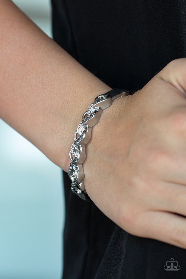 Paparazzi Accessories ✽Infinite Sparkle - Silver Bracelet✽Flat Rate Ship $4.50✽