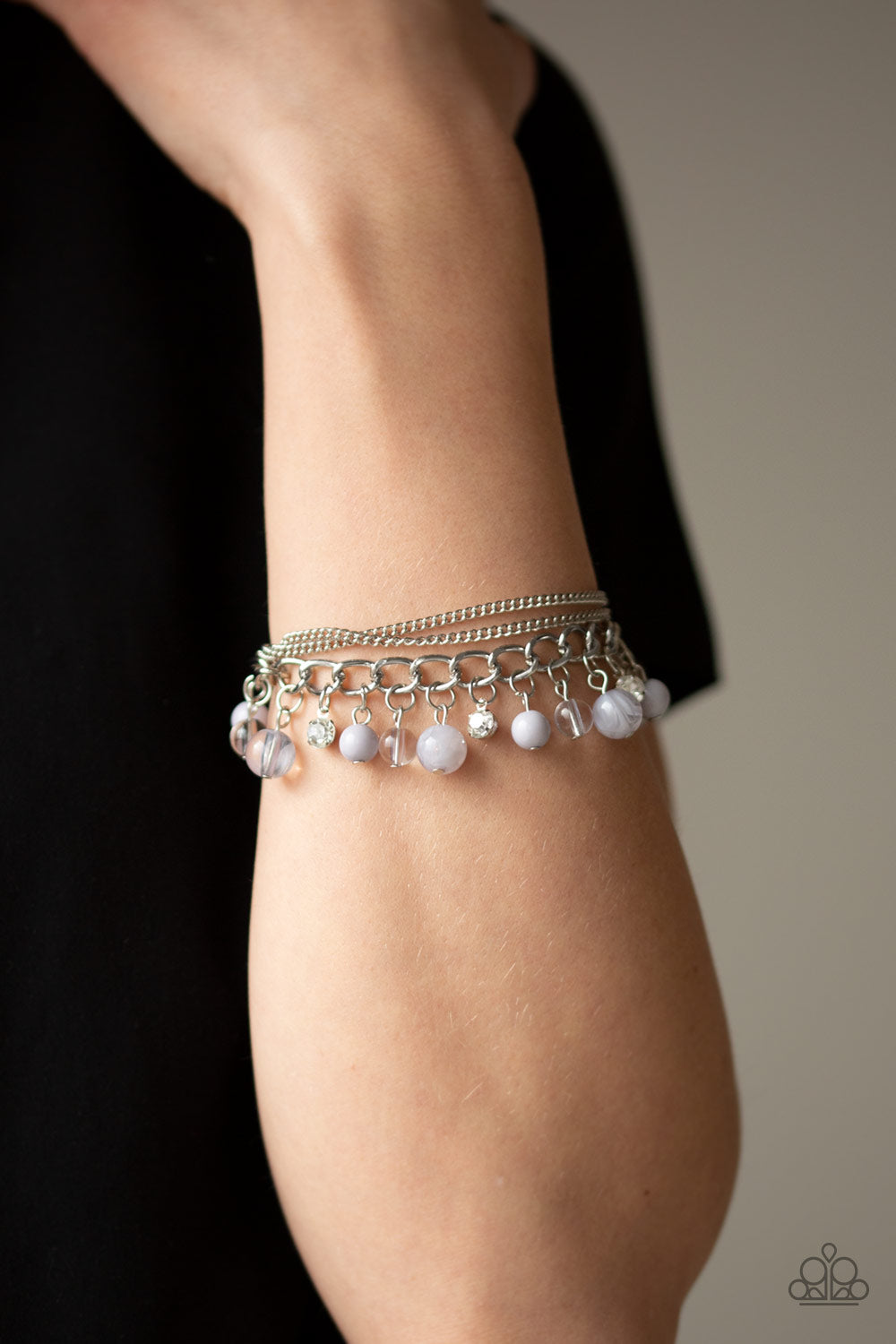 Paparazzi Accessories ✽ Let Me SEA! - Silver Bracelet✽Flat Rate Ship $4.50✽
