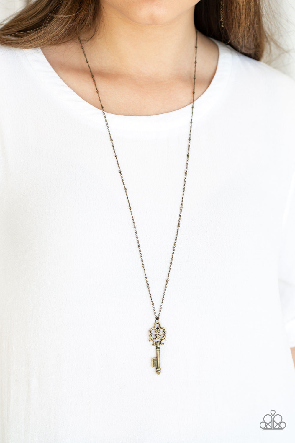 Paparazzi Accessories ✽ The Magic Key - Brass Necklace✽Flat Rate Ship $4.50✽