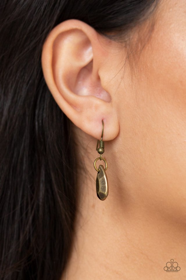 Paparazzi Accessories ✽ Bragging Rights - Brass Necklace ✽ Flat Rate Ship $4.50✽