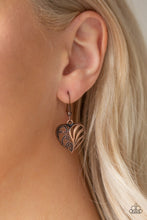 Load image into Gallery viewer, Paparazzi Accessories ✽ Love Lockets - Copper Necklace✽Flat Rate Ship $4.50✽