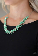 Load image into Gallery viewer, Paparazzi Accessories ✽ BRAGs To Riches - Green Necklace✽Flat Rate Ship $4.50✽