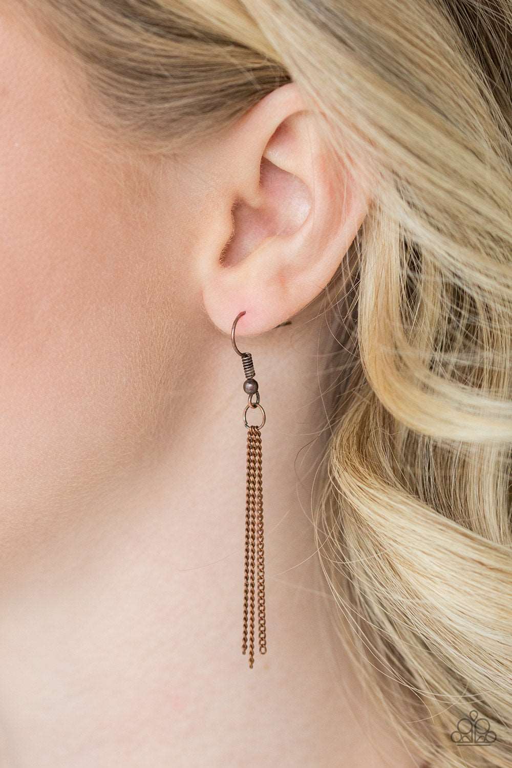 Paparazzi Accessories ✽ Back To Square One - Copper Necklace✽Flat Rate Ship $4.50✽