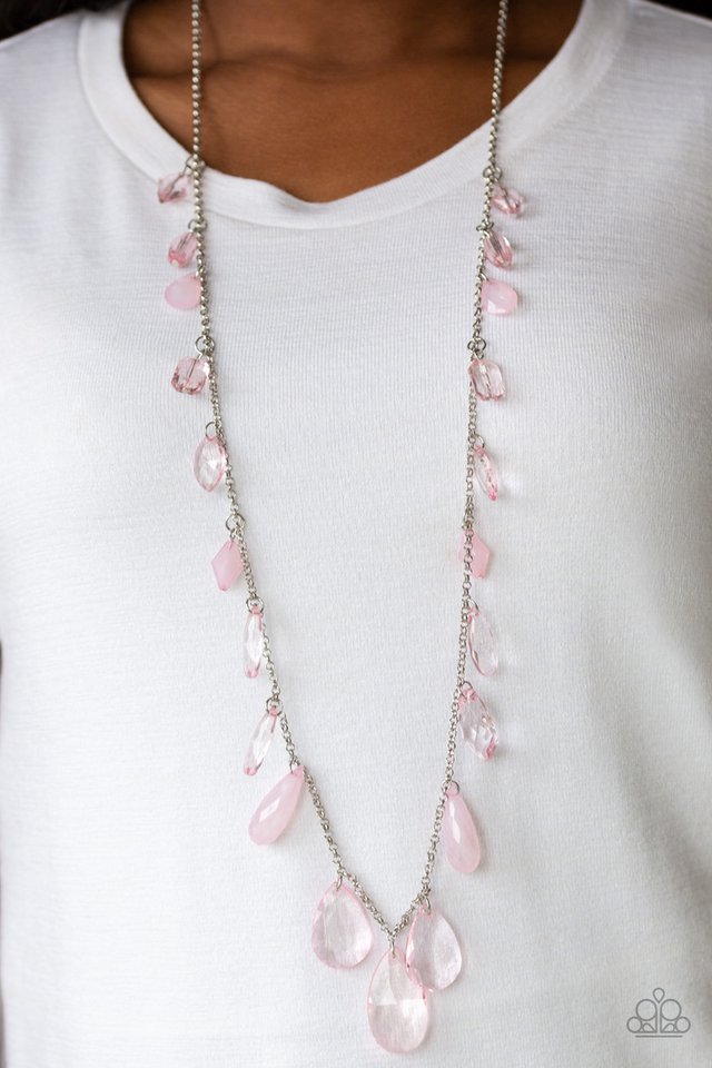 Paparazzi Accessories ✽GLOW And Steady Wins The Race - Pink Necklace✽Flat Rate Ship $4.50✽