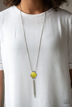 Load image into Gallery viewer, Paparazzi Accessories ✽ Happy As Can BEAM - Yellow Necklace✽Flat Rate Ship $4.50✽