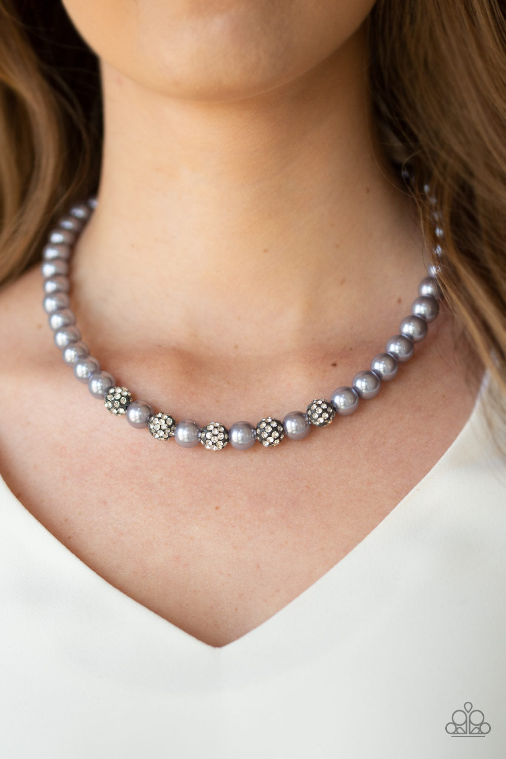 Paparazzi Accessories ✽ Posh Boss - Silver Necklace✽Flat Rate Ship $4.50✽