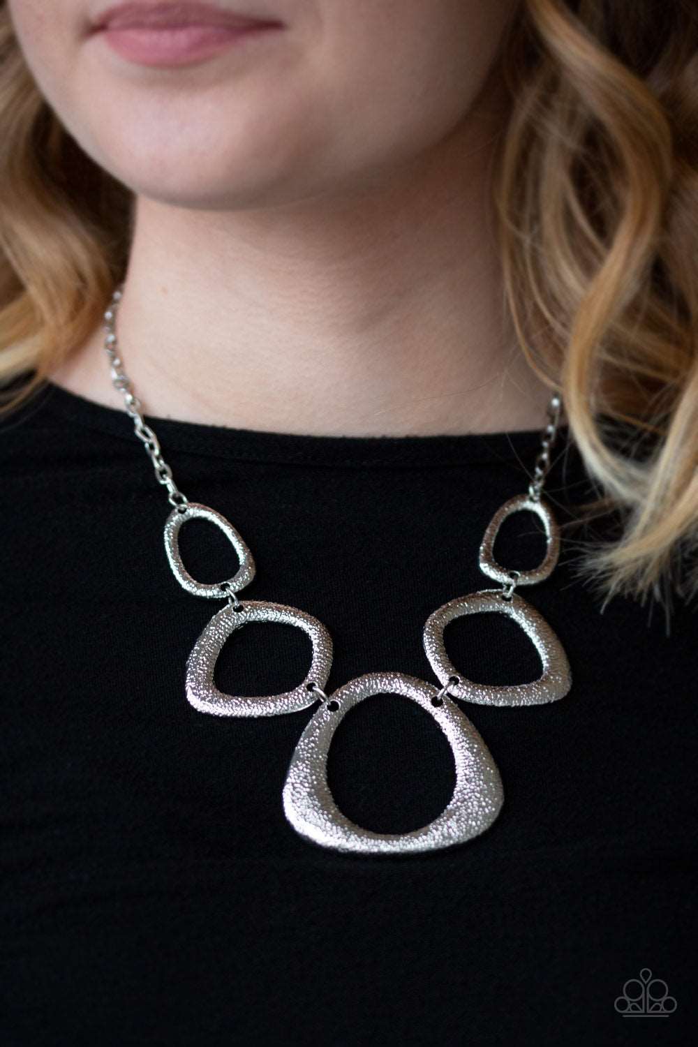 Paparazzi Accessories ✽ Backstreet Bandit - Silver Necklace✽Flat Rate Ship $4.50✽