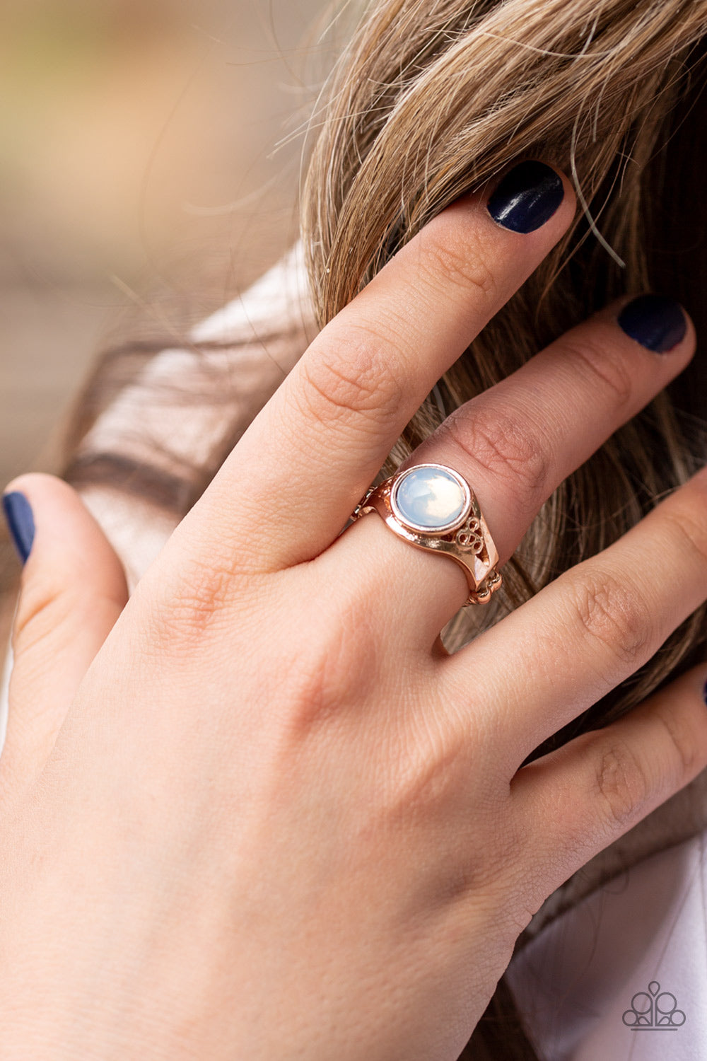 Paparazzi Accessories ✽ It Just Goes To GLOW - Rose Gold Ring✽Flat Rate Ship $4.50✽