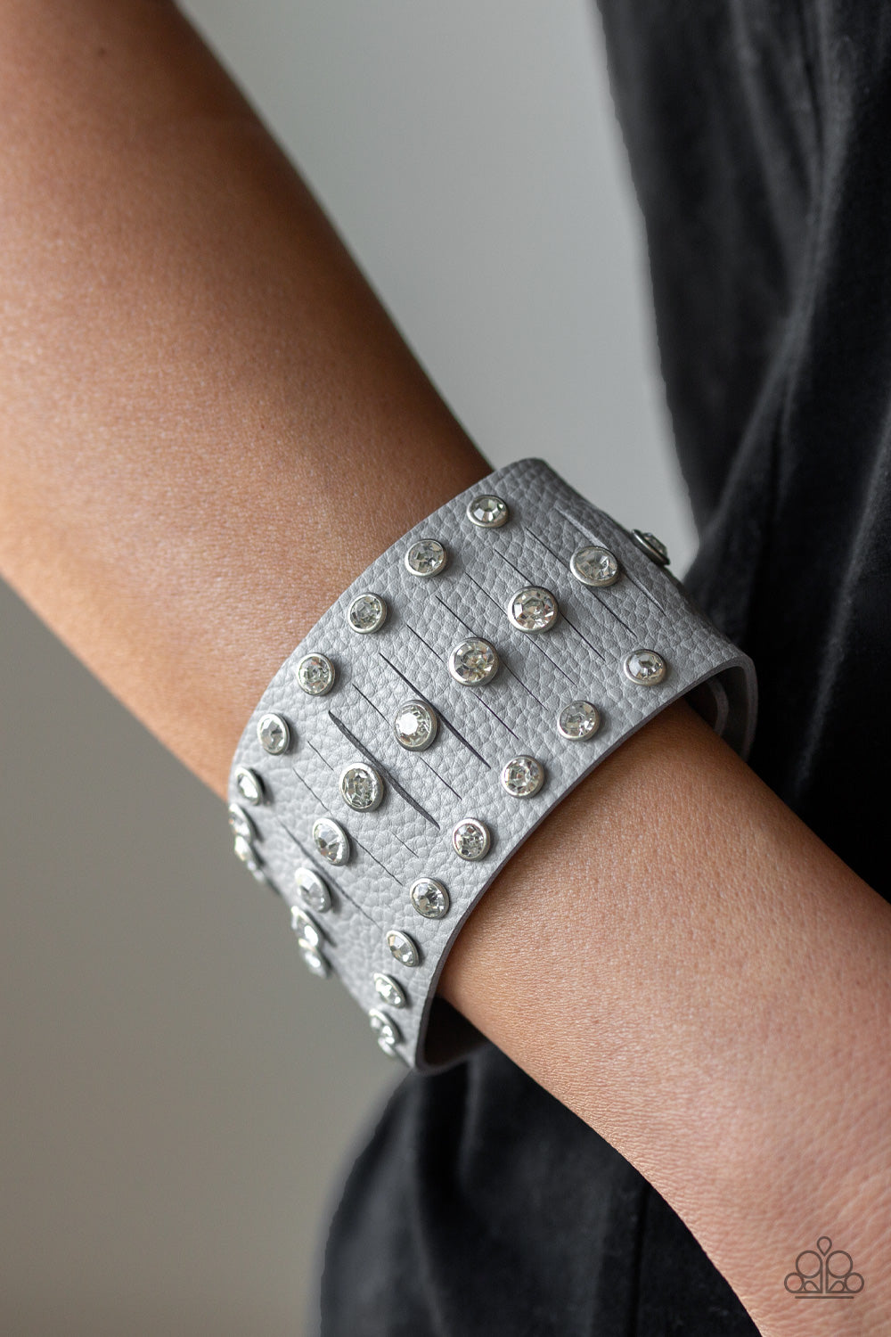 Paparazzi Accessories ✽ Now Taking The Stage - Silver Bracelet✽Flat Rate Ship $4.50✽