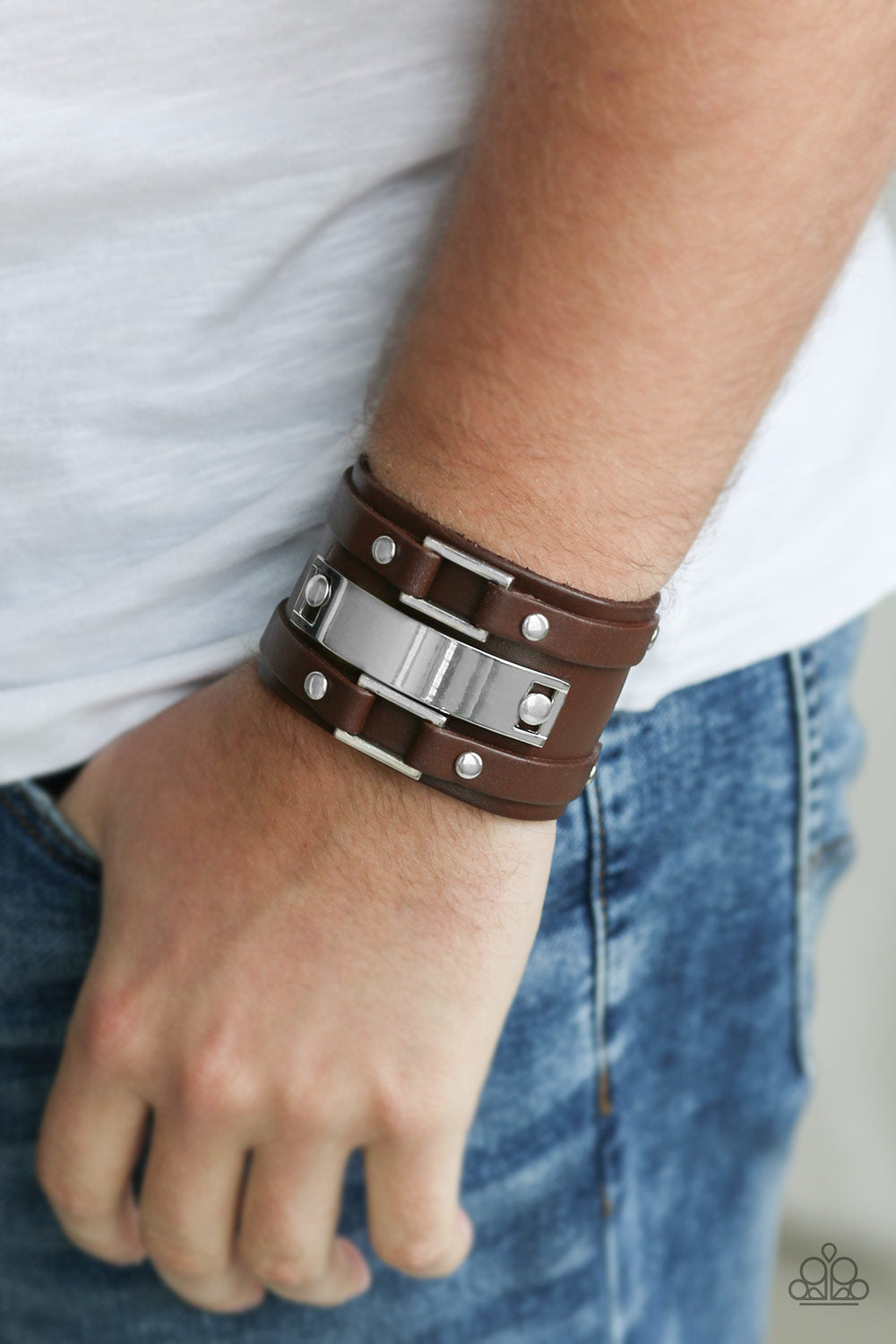 Paparazzi Accessories ✽ Rural Ranger - Brown Bracelet✽Flat Rate Ship $4.50✽