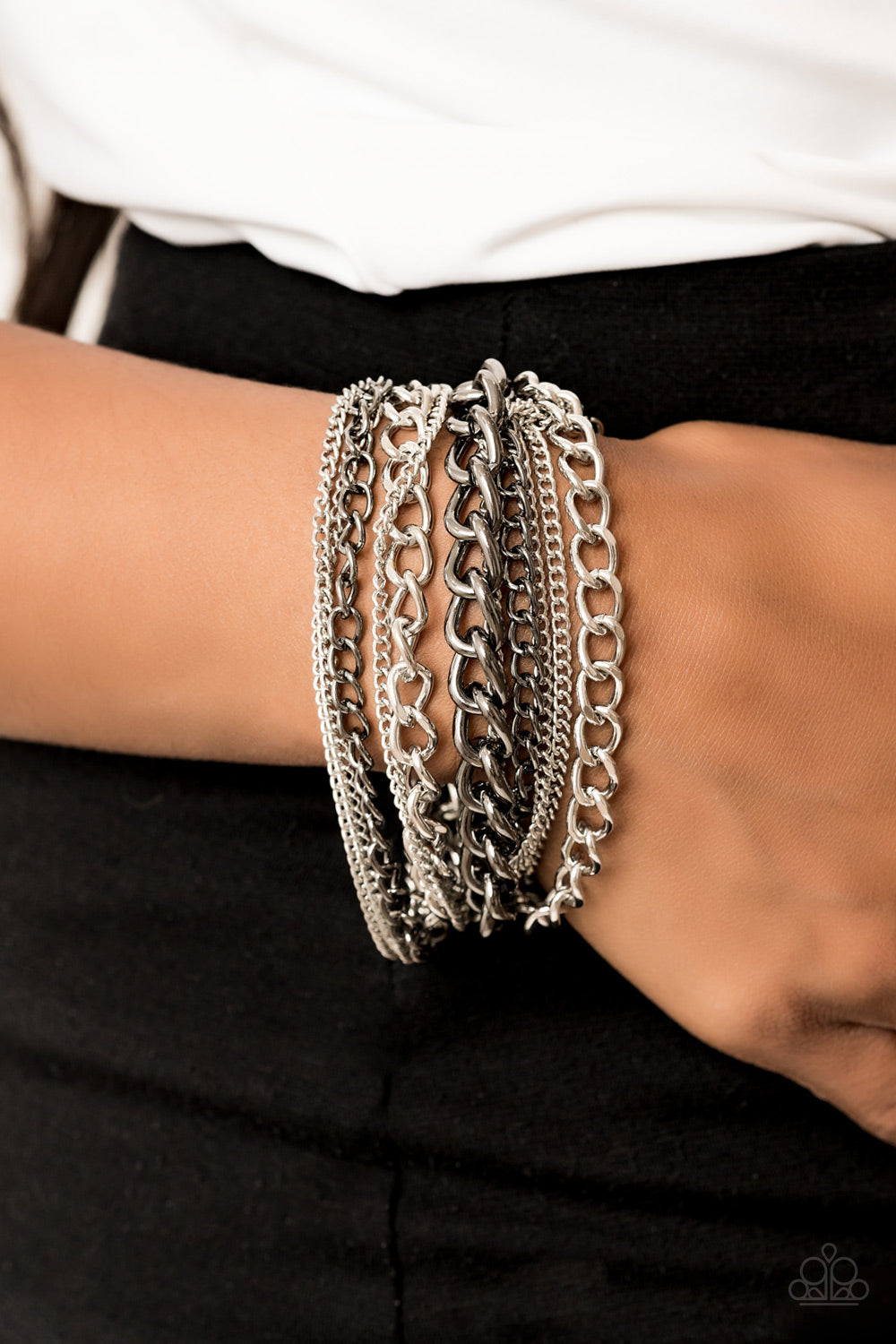 Paparazzi Accessories ✽ Metallic Horizon - Mutli Bracelet✽Flat Rate Ship $4.50✽