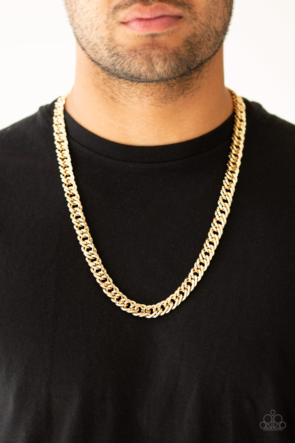 Paparazzi Accessories ❋Undefeated - Gold Mens Necklace❋ Flat Rate Ship $4.50❋