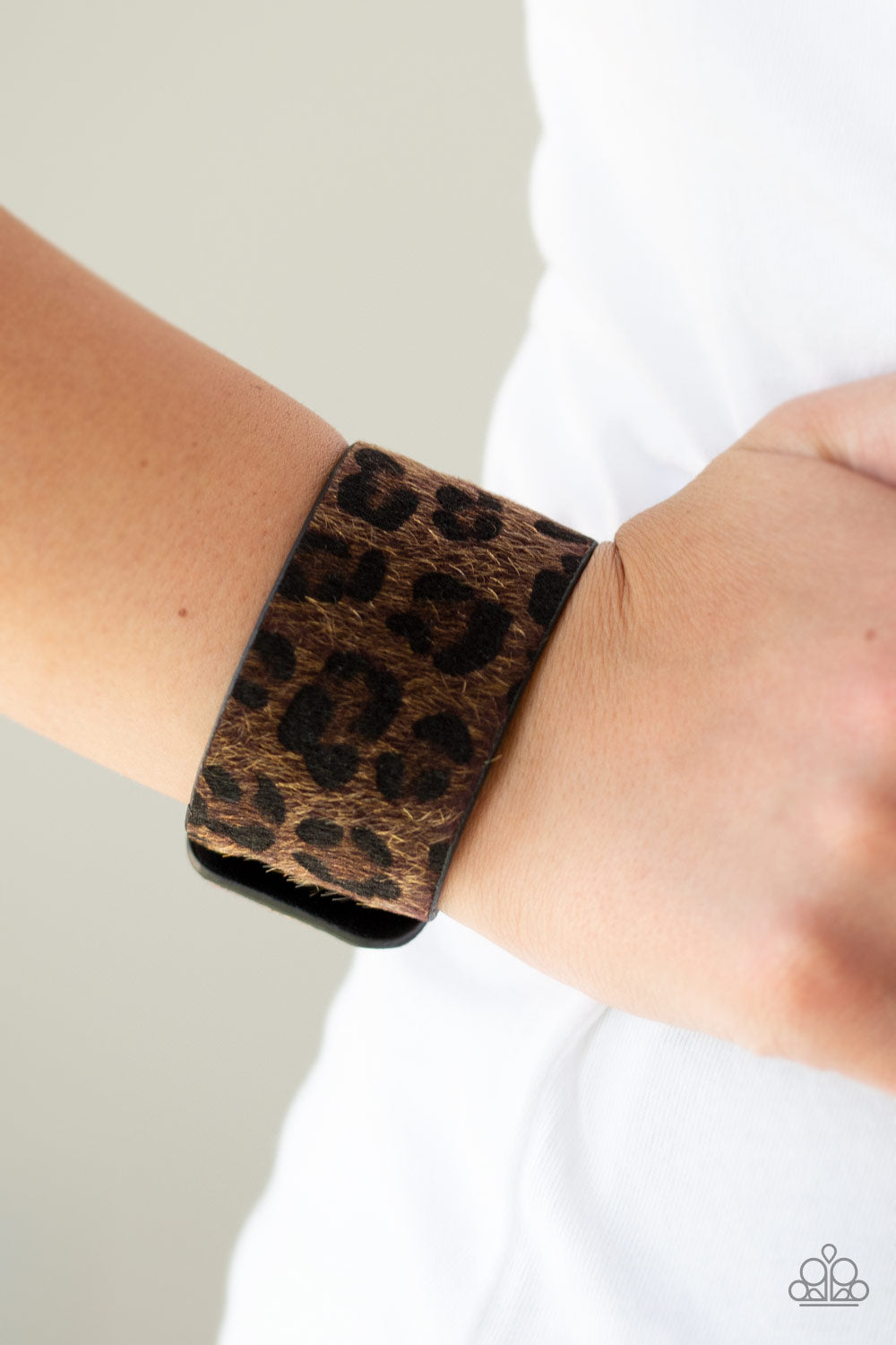 Paparazzi Accessories ✽ Cheetah Cabana - Brown Bracelet✽Flat Rate Ship $4.50✽
