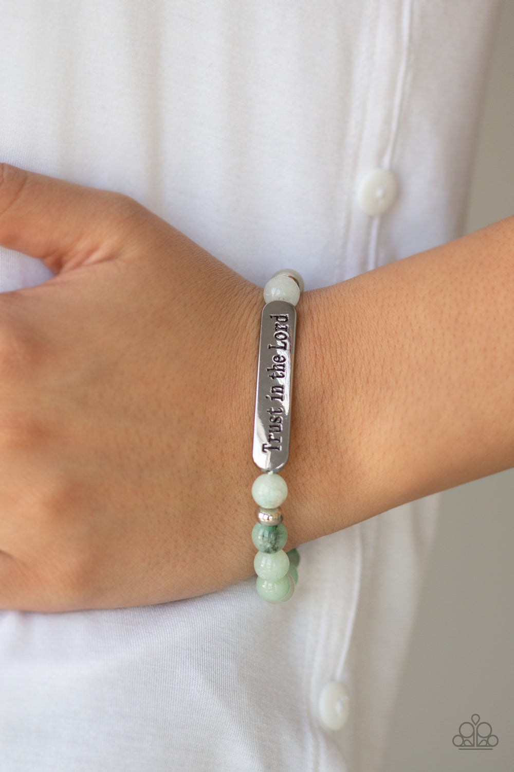 Paparazzi Accessories ✽ Trust Always - Green Bracelet✽Flat Rate Ship $4.50✽
