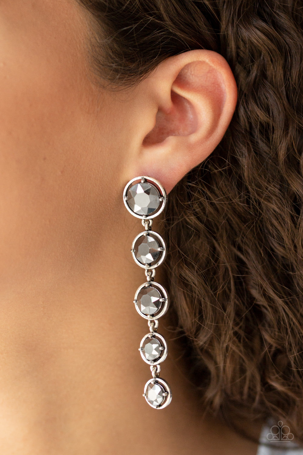 Paparazzi Accessories ✽ Drippin In Starlight - Silver Post Earrings✽Flat Rate Ship $4.50✽
