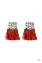 Load image into Gallery viewer, brought✽to✽you✽by✽blingflingbykat✽plume-bloom-orange-post earrings✽paparazzi-accessories
