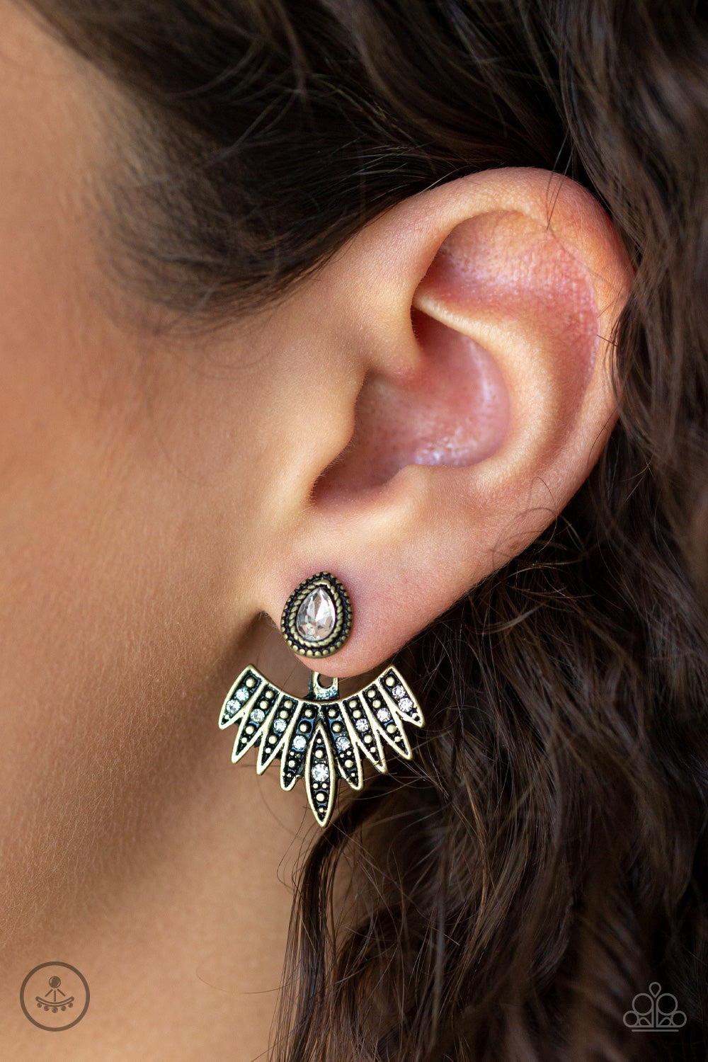 Paparazzi Accessories ✽ Wing Fling - Brass Post Earrings✽Flat Rate Ship $4.50✽
