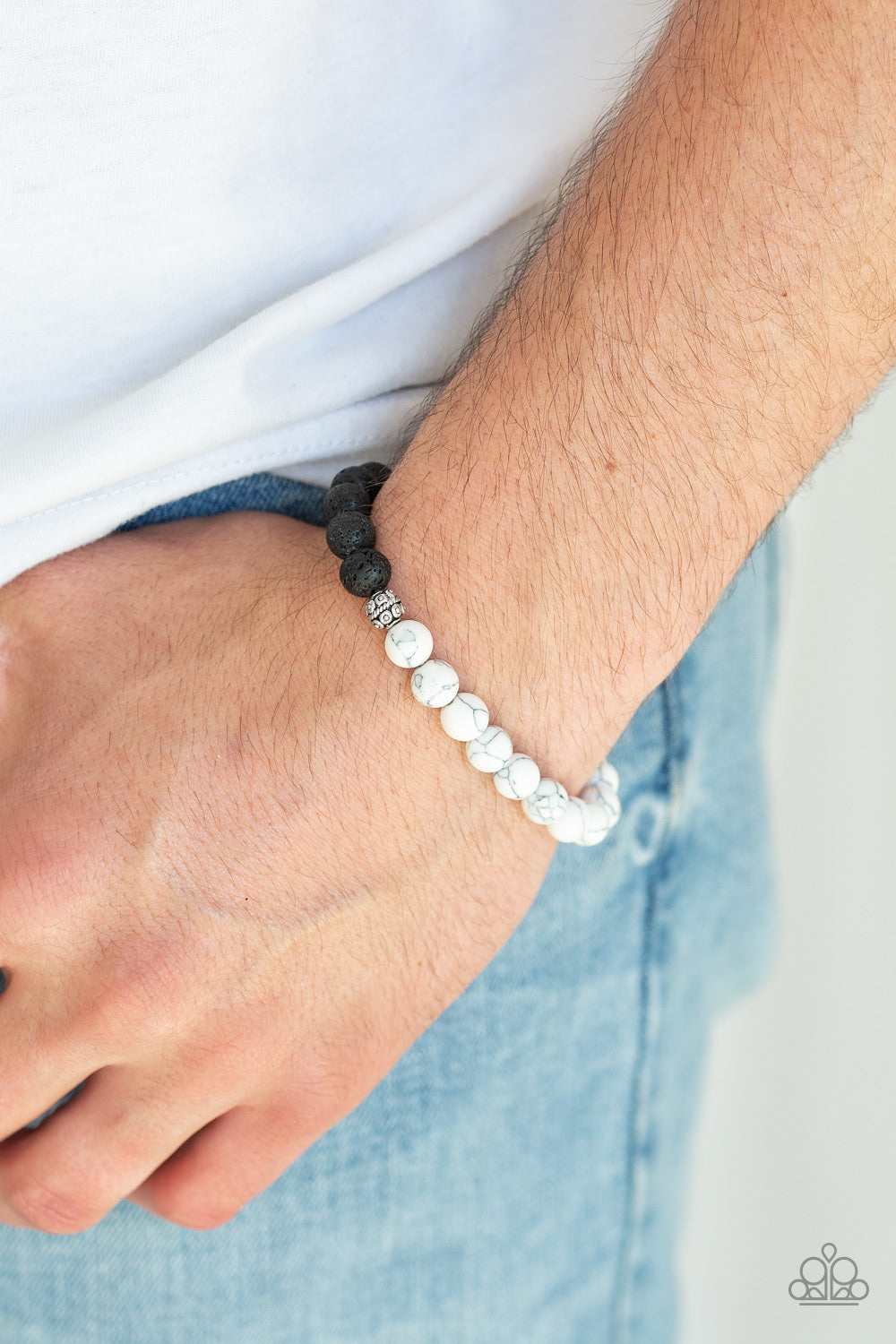Paparazzi Accessories ✽ Fortune - White Bracelet✽Flat Rate Ship $4.50✽