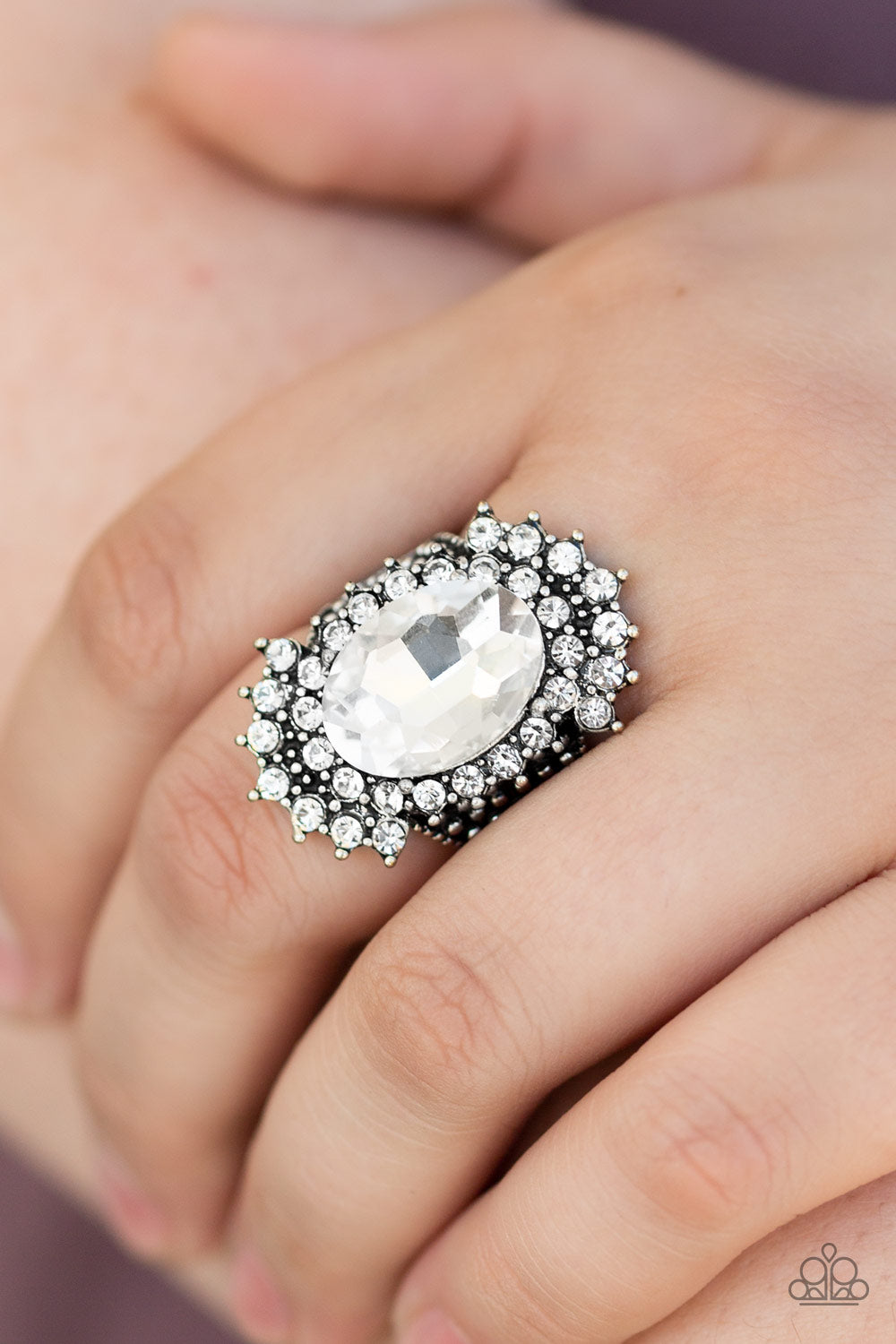 Paparazzi Accessories ✽ Him and HEIR - White Ring✽Flat Rate Ship $4.50✽