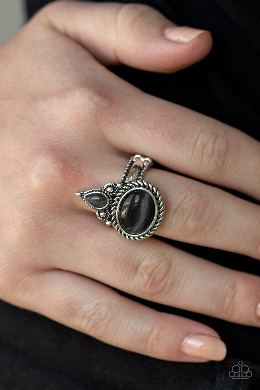 Paparazzi Accessories ✽ Malibu Mist - Silver Ring✽Flat Rate Ship $4.50✽