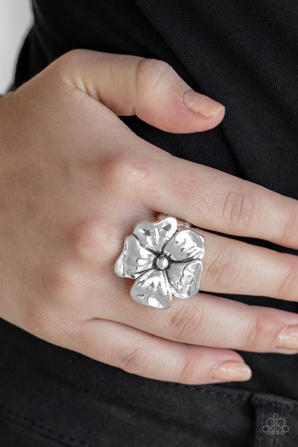 Paparazzi Accessories ❋Tropical Gardens - Silver Ring❋ Flat Rate Ship $4.50❋