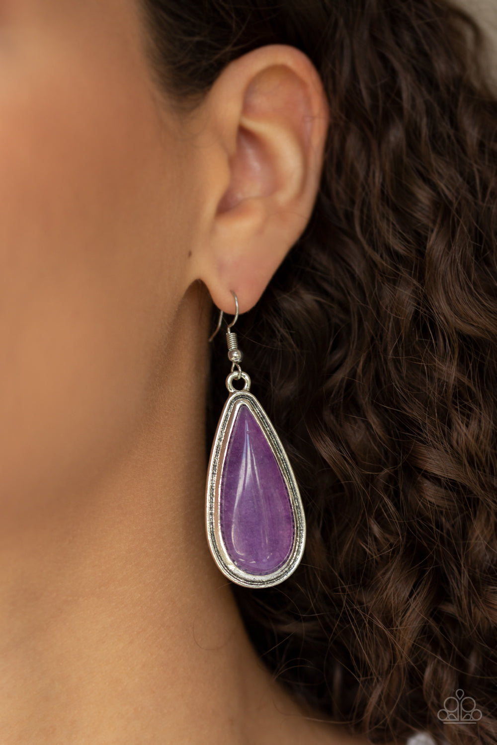 Paparazzi Accessories ✽ Oasis Sheen - Purple Earrings✽Flat Rate Ship $4.50✽