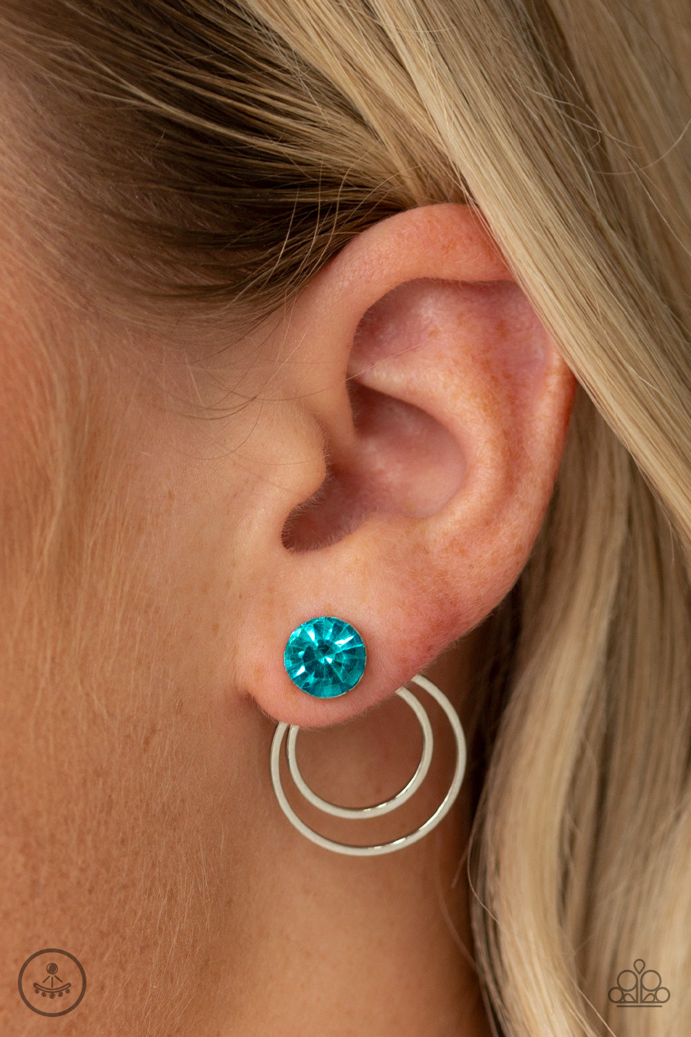 Paparazzi Accessories ✽ Word Gets Around - Blue Post Earrings✽Flat Rate Ship $4.50✽