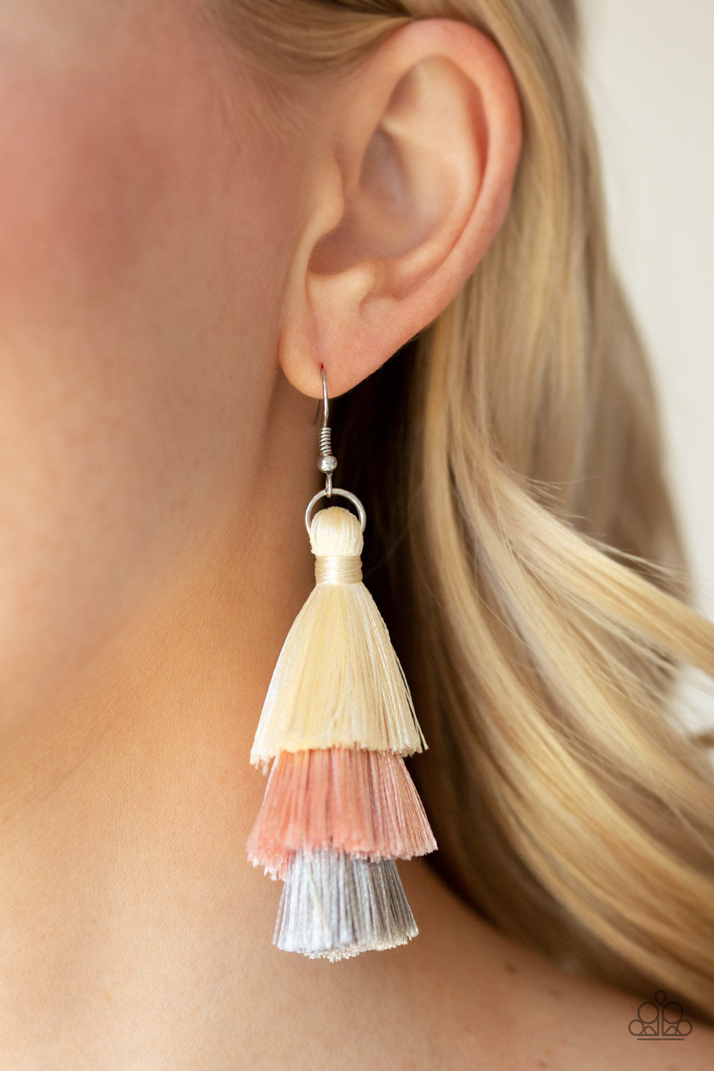 Paparazzi Accessories ✽ Hold On To Your Tassel! - Pink Earrings✽Flat Rate Ship $4.50✽