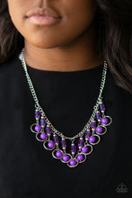 Load image into Gallery viewer, Paparazzi Accessories ✽ Cool Cascade - Purple Necklace✽Flat Rate Ship $4.50✽